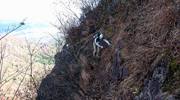 2017.11.11　妙義山中ノ岳（尾根歩き）