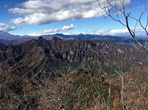 2017.11.11　妙義山中ノ岳（尾根歩き）