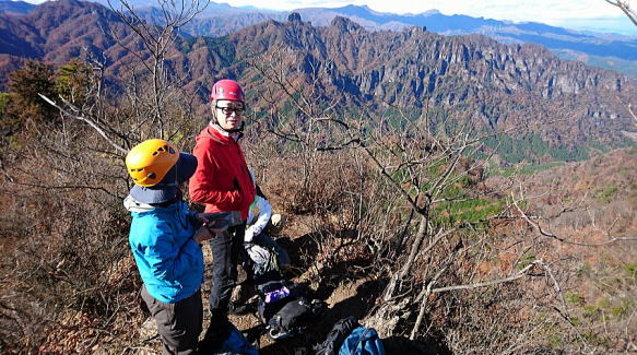 2017.11.11　妙義山中ノ岳（尾根歩き）