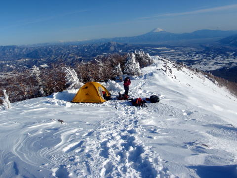 2014.3.8-9　三ツ頭・権現岳（雪山）