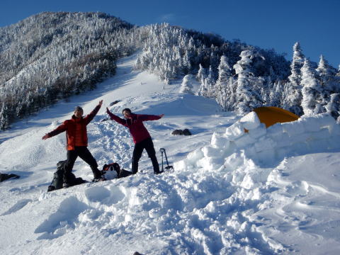 2014.3.8-9　三ツ頭・権現岳（雪山）