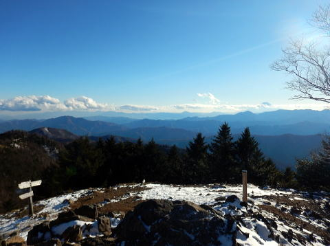 2017.12.9-10　雲取山（尾根歩き）
