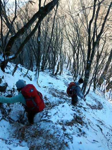 2017.12.9-10　雲取山（尾根歩き）