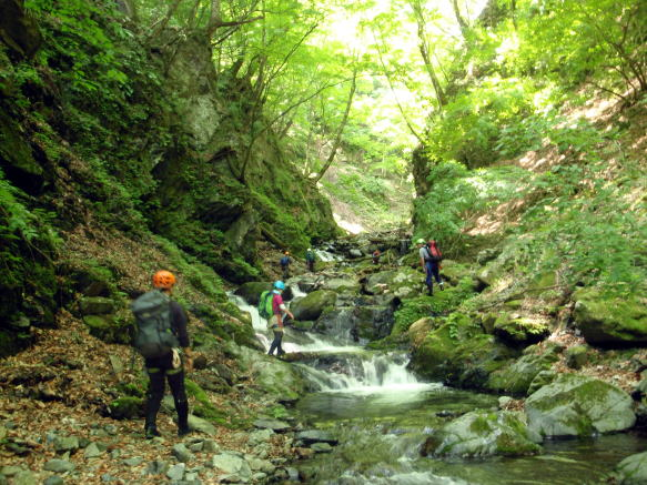 2016.5.15　鷹ノ巣谷水ノ戸沢（沢登り）