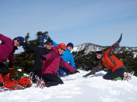 2017.3.11-12 大佐飛山(百村山~黒滝山~大長山まで)(雪山)
