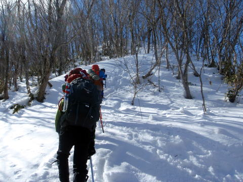 2017.3.11-12 大佐飛山(百村山~黒滝山~大長山まで)(雪山)