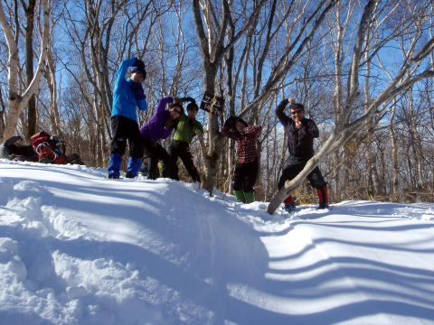 2017.3.11-12 大佐飛山(百村山~黒滝山~大長山まで)(雪山)