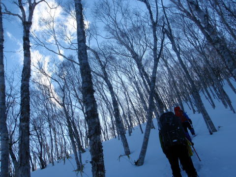 2017.3.11-12 大佐飛山(百村山~黒滝山~大長山まで)(雪山)
