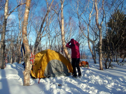 2017.3.11-12 大佐飛山(百村山~黒滝山~大長山まで)(雪山)