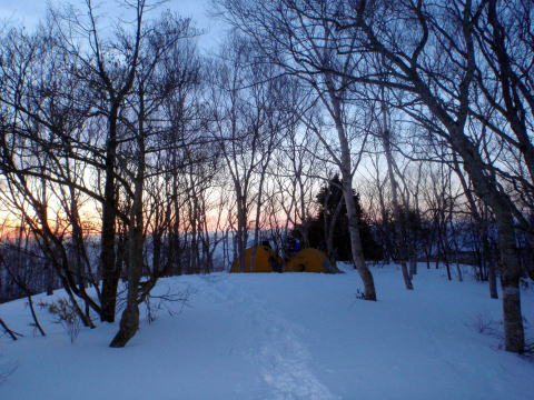 2017.3.11-12 大佐飛山(百村山~黒滝山~大長山まで)(雪山)
