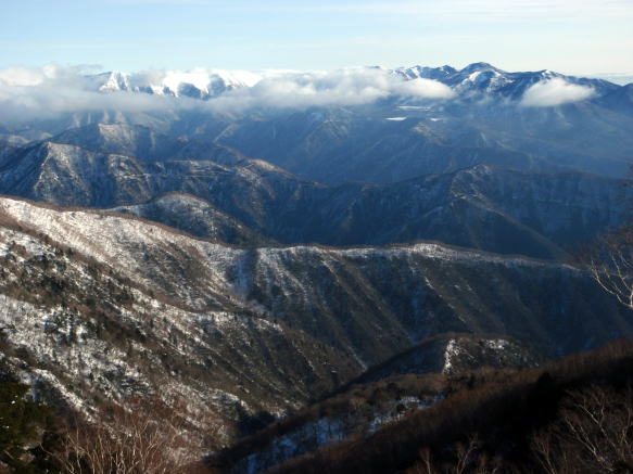 2017.3.11-12 大佐飛山(百村山~黒滝山~大長山まで)(雪山)