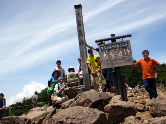 2016.7.10　大菩薩峠（尾根歩き）