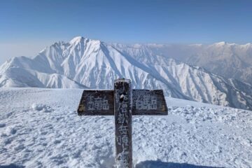 3/28-29　唐松岳（雪山）
