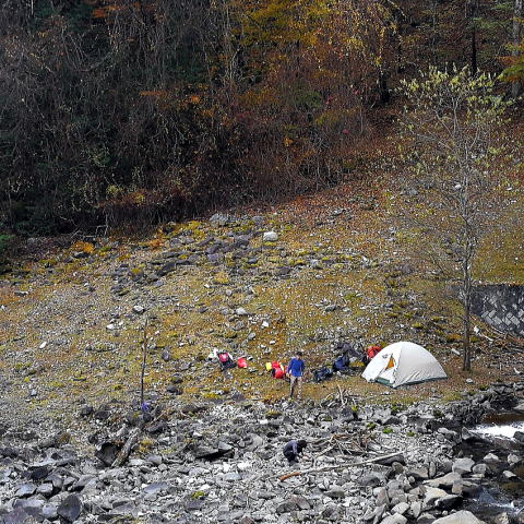 2020.11.7-8　徳和川〜大ダオ〜黒金山（尾根歩き・その他）