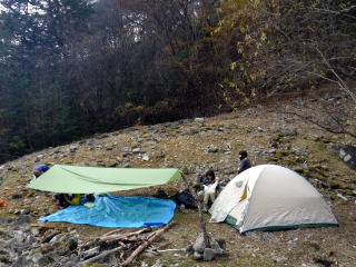 2020.11.7-8　徳和川〜大ダオ〜黒金山（尾根歩き・その他）