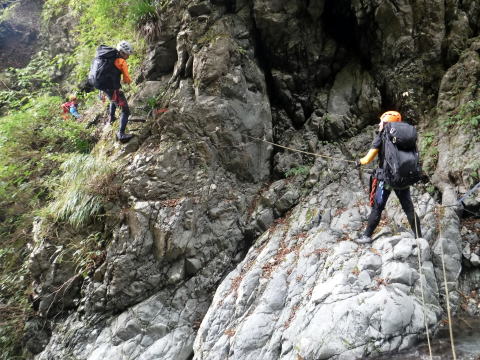 2020.10.25 水無川本谷(沢登り)