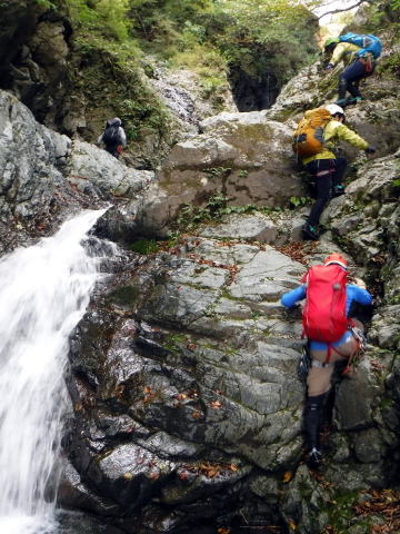 2020.10.25 水無川本谷(沢登り)