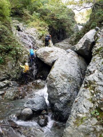 2020.10.25 水無川本谷(沢登り)