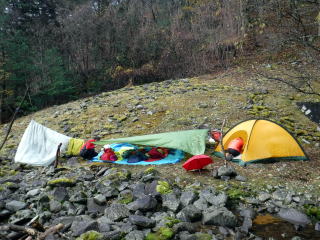 2020.11.7-8　徳和川〜大ダオ〜黒金山（尾根歩き・その他）