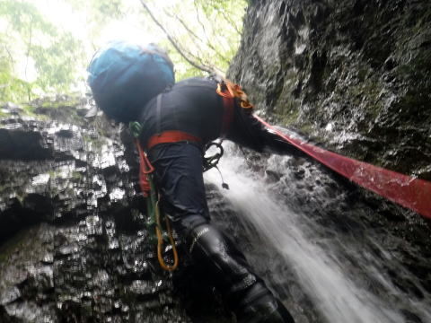 2022.7.17　モミソ沢（沢登り）