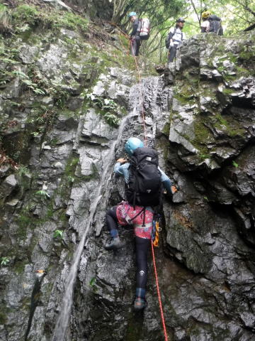 2022.7.17　モミソ沢（沢登り）