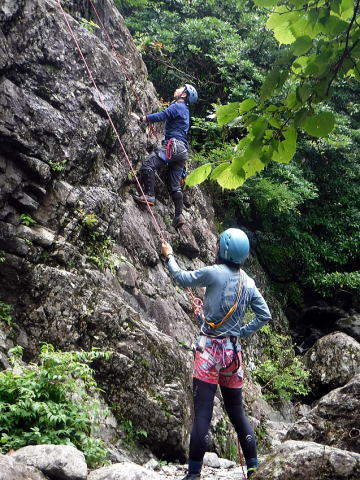 2022.7.17　モミソ沢（沢登り）