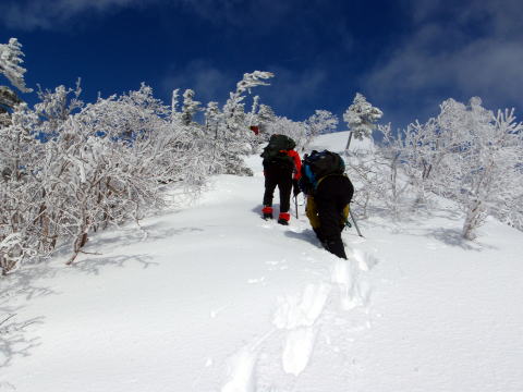2016.2.20-21　八ヶ岳 権現岳（雪山）