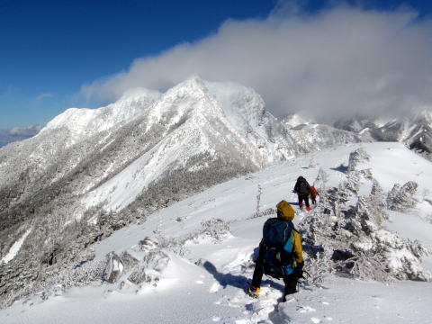 2016.2.20-21　八ヶ岳 権現岳（雪山）