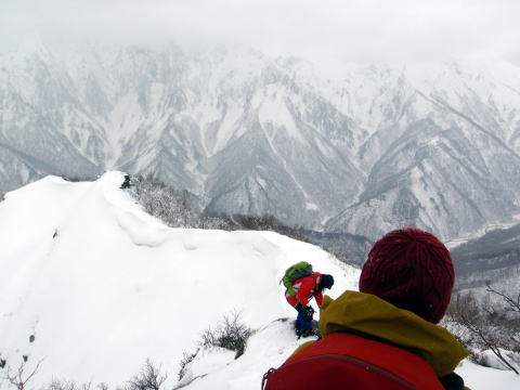 2016.1.17　白毛門（雪山）