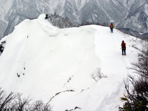 2016.1.17　白毛門（雪山）