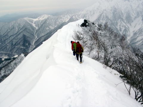 2016.1.17　白毛門（雪山）