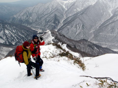 2016.1.17　白毛門（雪山）