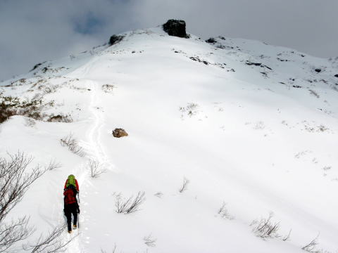 2016.1.17　白毛門（雪山）
