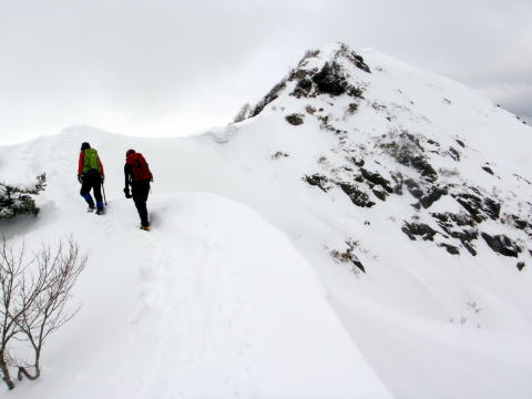 2016.1.17　白毛門（雪山）