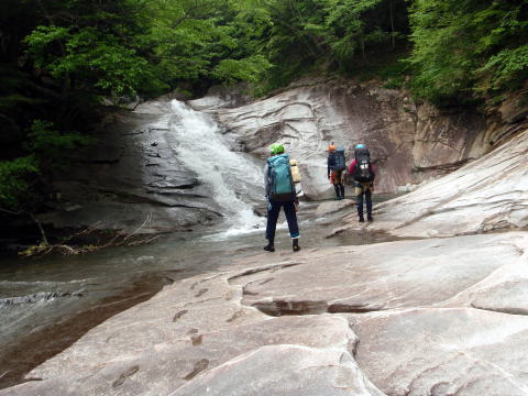 2016.5.28-29　釜ノ沢西俣（沢登り）