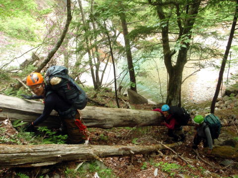 2016.5.28-29　釜ノ沢西俣（沢登り）