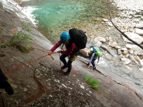 2016.5.28-29　釜ノ沢西俣（沢登り）