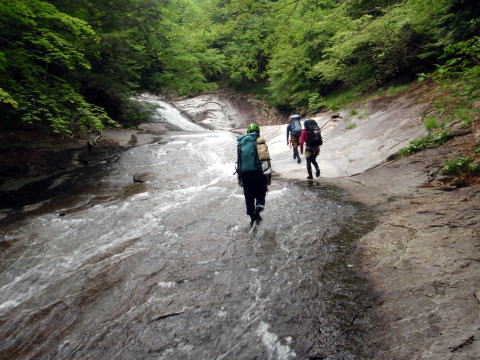 2016.5.28-29　釜ノ沢西俣（沢登り）