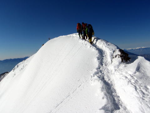2015.1.24-25　赤岳 阿弥陀岳（雪山）