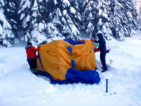 2015.1.24-25　赤岳 阿弥陀岳（雪山）