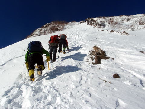2015.1.24-25　赤岳 阿弥陀岳（雪山）