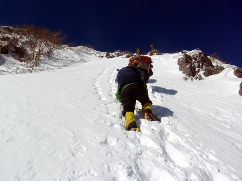 2015.1.24-25　赤岳 阿弥陀岳（雪山）
