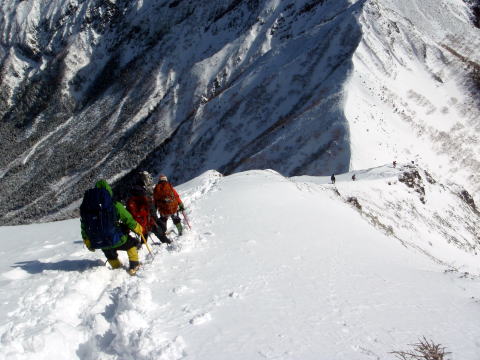 2015.1.24-25　赤岳 阿弥陀岳（雪山）