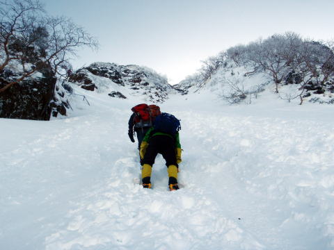 2015.1.24-25　赤岳 阿弥陀岳（雪山）