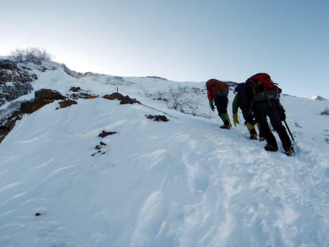2015.1.24-25　赤岳 阿弥陀岳（雪山）