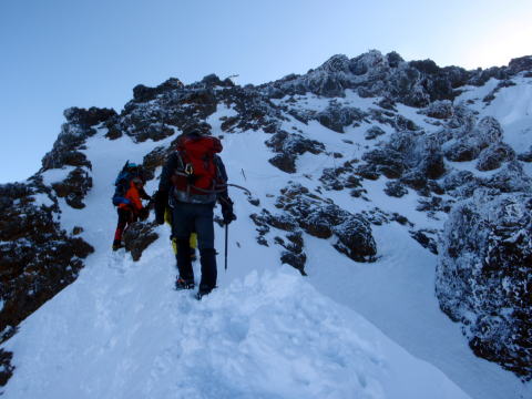 2015.1.24-25　赤岳 阿弥陀岳（雪山）