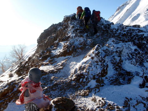 2015.1.24-25　赤岳 阿弥陀岳（雪山）