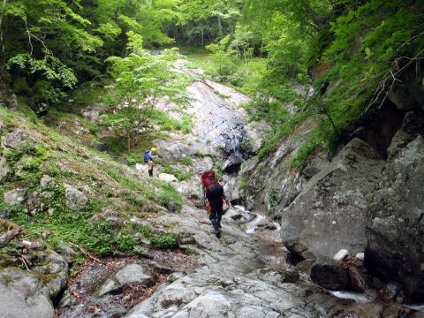 2015.6.14　鶏冠谷左俣（沢登り）