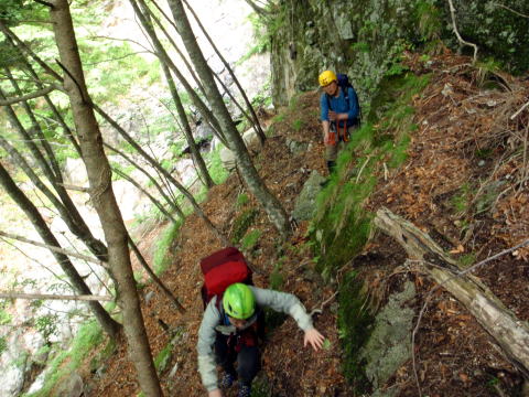 2015.6.14　鶏冠谷左俣（沢登り）