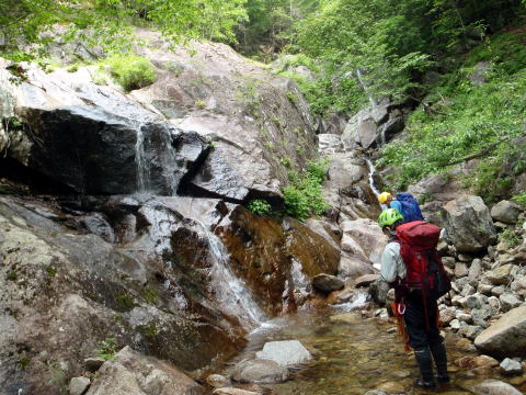 2015.6.14　鶏冠谷左俣（沢登り）